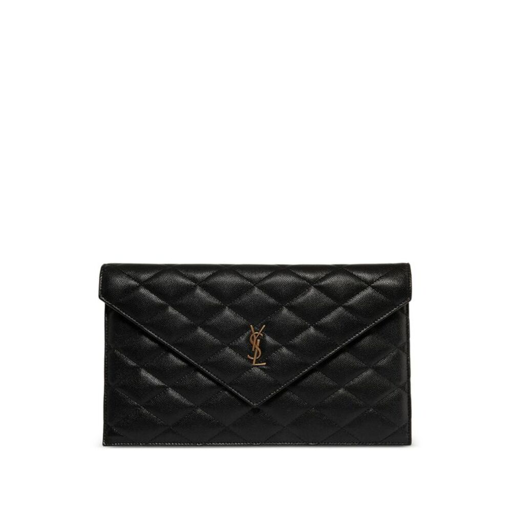 Saint Laurent Black Clutch Bags Women